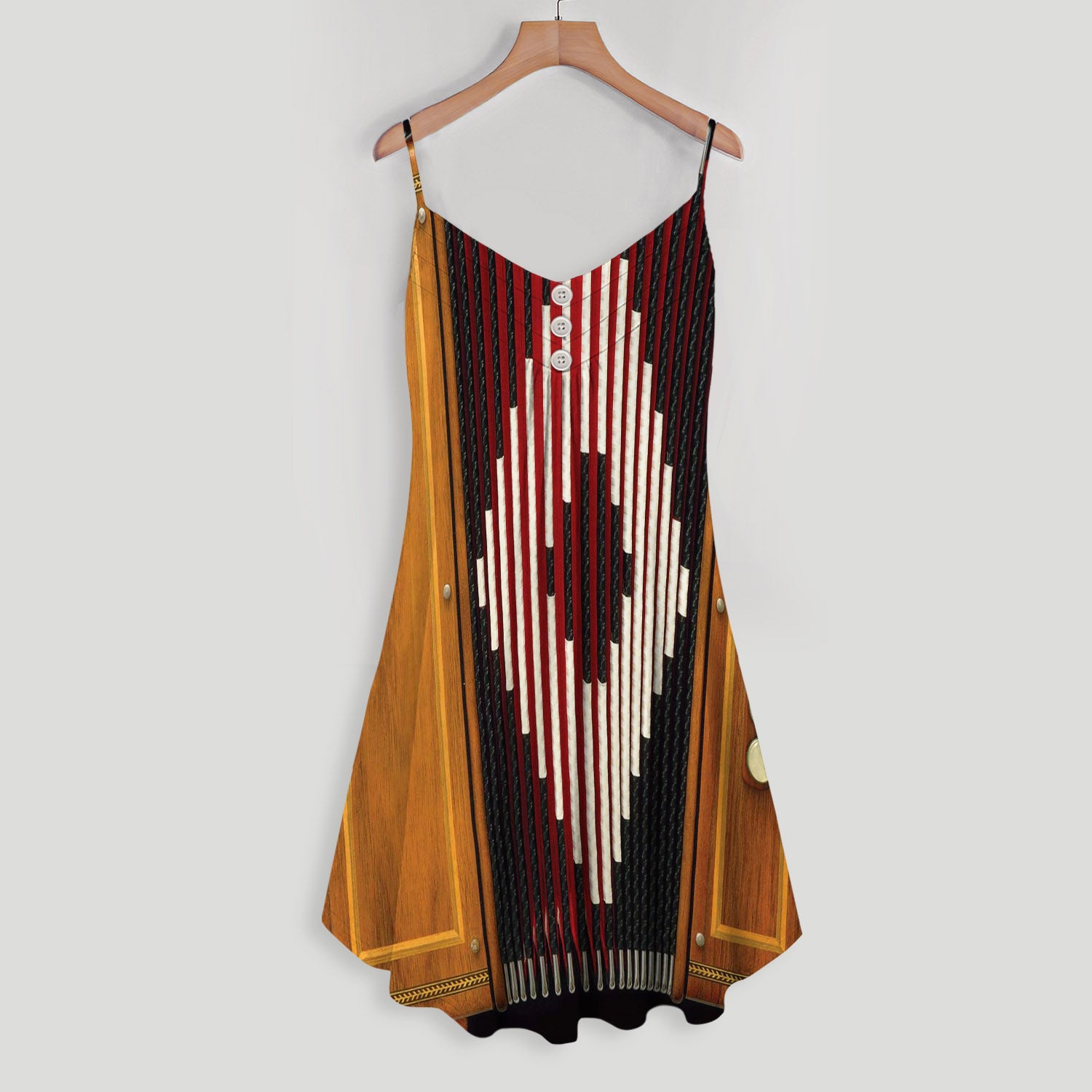 Accordion Spaghetti Strap Summer Dress | Sleeveless V Neck Mini Dress | Sundress